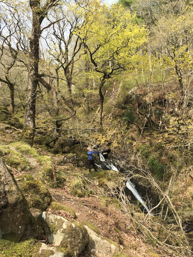 Exploring the gorge.