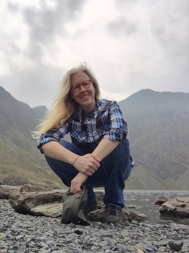 Selfie - In front of Cader Idris summit, or not. Hard to tell.
